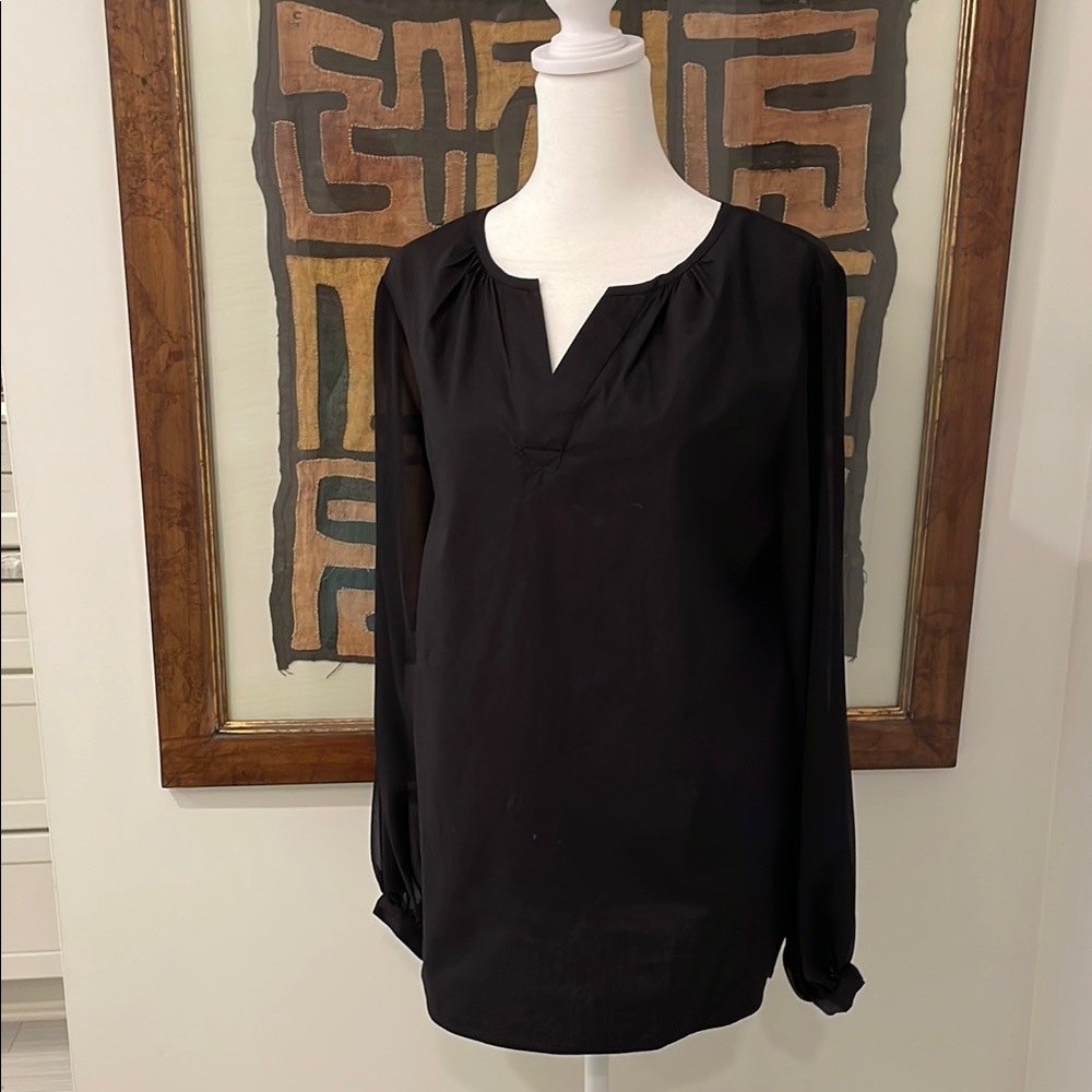 H Halston Black Women's Top